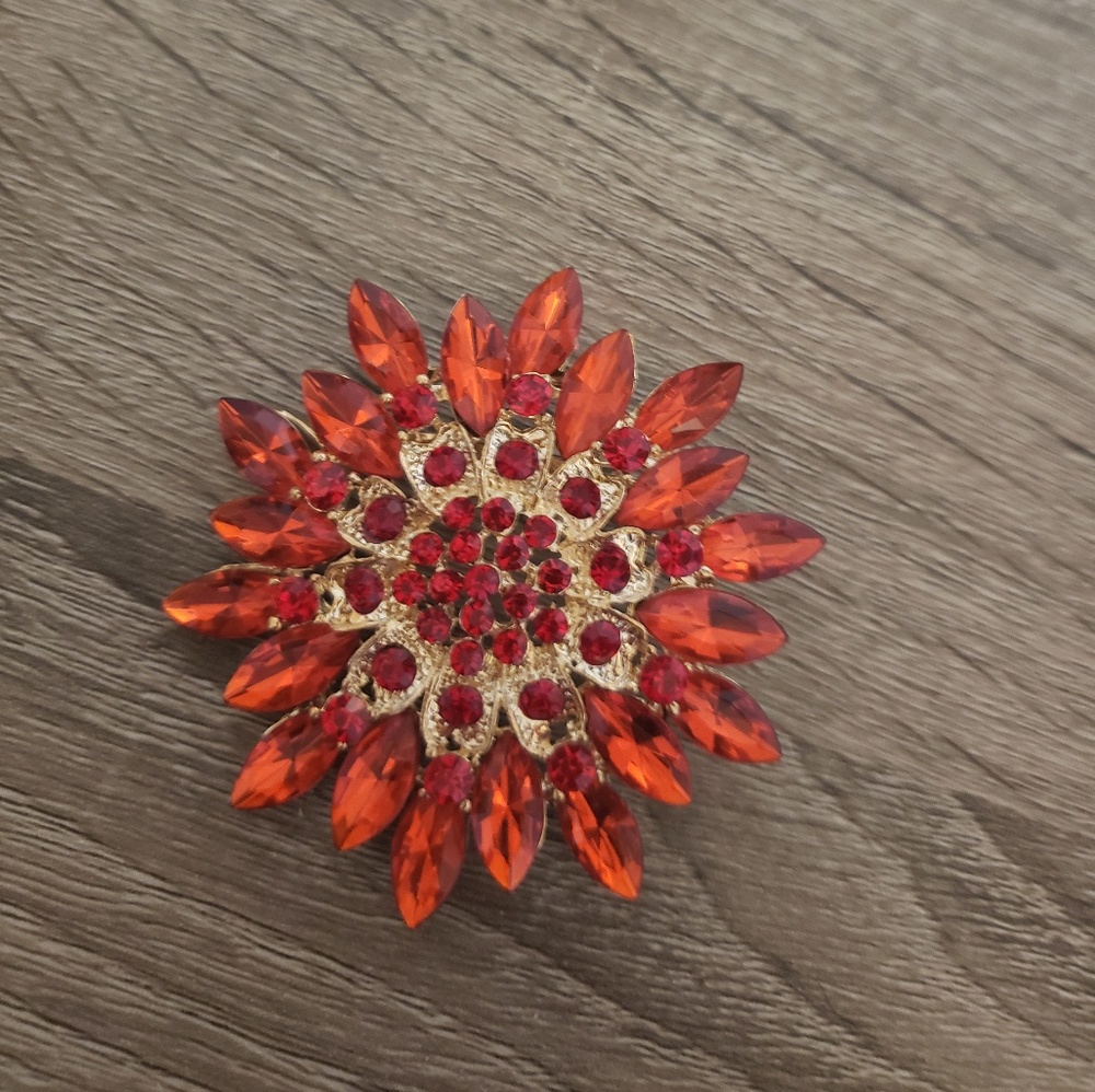 GENUINE TESTED ROSE GOLD AND ORANGE SPINEL GEMSTON